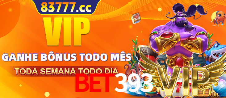 Banner promocional do BET393 oferecendo 100% de recompensas adicionais contínuas para quem fizer o login diário (Daily sign-in), com um mascote de coelho.